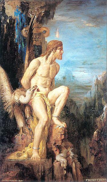 Gustave Moreau Prometheus Spain oil painting art